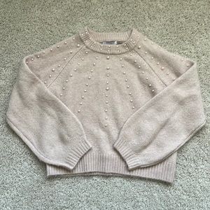 Girls pink Pearl Sweater size 11-12